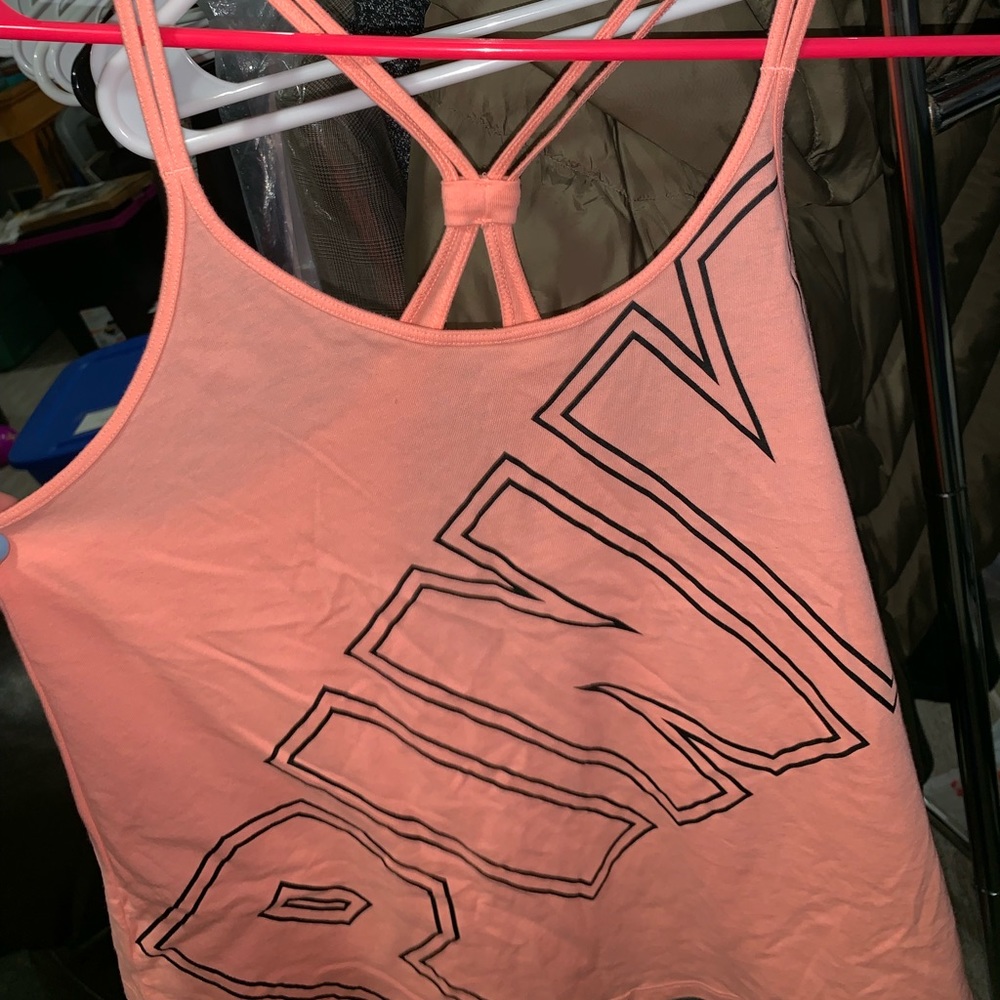 Coral tank top from pink